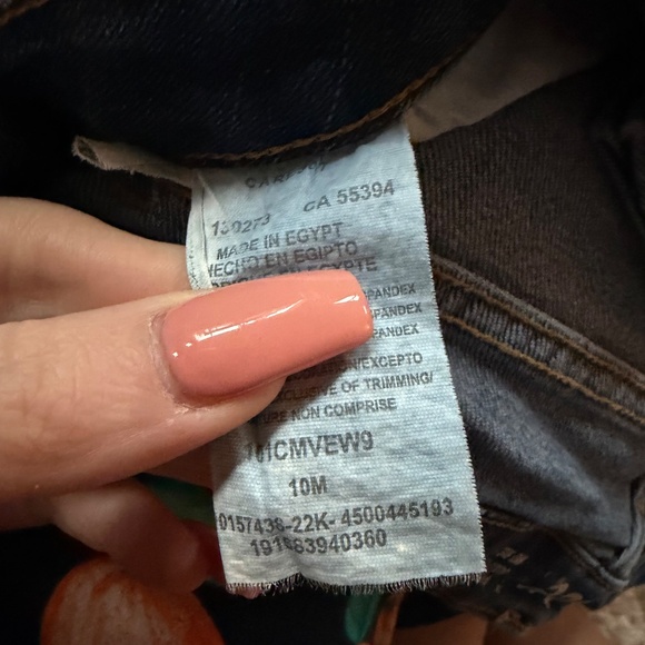 Classic Lee Women's Blue dark wash boot cut super cute women’s Straight Leg Jean - Picture 8 of 9